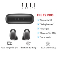 Tai nghe True Wireless FIIL T2 Pro - Chống ồn chủ động ANC, Bluetooth 5.2, Chống nước IPX5, Pin 24 giờ, Micro lọc ồn ENC, bám tai chắc chắn, phù hợp hoạt động thể thao thumbnail