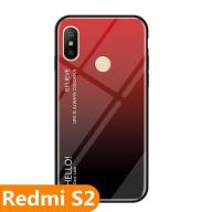 Zeallion Dành Cho Xiaomi Redmi S2 Ốp Lưng Kính Cường Lực Gradient Ốp Bảo Vệ Điện Thoại thumbnail