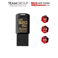 USB 2.0 Team Group C171 32GB chống nước Taiwan (Đen) - Hãng phân phối chính thức thumbnail