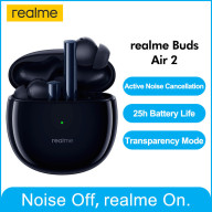 Tai Nghe Bluetooth Không Dây Realme Buds Air 2 ANC, 25hrs Tổng Phát Lại Độ Trễ Siêu Thấp 88Ms Tăng Cường Âm Trầm Hi-Fi 10Mm thumbnail
