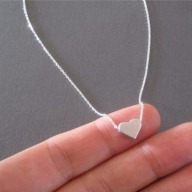Dây chuyền nữ- dây chuyền bạc S925 mặt tim dễ thương thumbnail