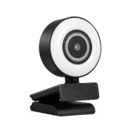 Webcam HD 1080P Có Đèn Vòng Webcam Tự Động Lấy Nét Mini Webcam Tích Hợp Micro Để Quay Video Phát Trực Tiếp Hội Nghị Truyền Hình thumbnail