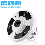 Hamrol AHD Analog Camera 1.7MM Fisheye Lens Panoramic 2MP High Definition Surveillance Infrared 1080P CCTV Security Camera thumbnail