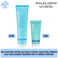 [HCM]Kem Giảm Mụn Chuyên Sâu Paulas Choice Clear Extra Strength Daily Skin Clearing Treatment With 5% Benzoyl Peroxide thumbnail