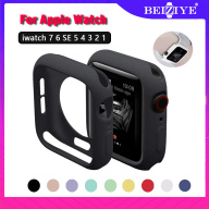 Vỏ silicon mềm cho Apple Watch 7 41mm 45mm 6 SE 5 4 3 2 1 38MM 40MM 42MM 44MM Vỏ bảo vệ cho dòng Apple Phụ kiện Tấm bảo vệ đệm thumbnail