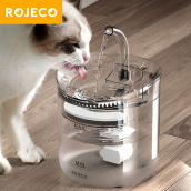 Bộ lọc vòi nước ROJECO 1.35L 2L cho mèo Máy uống nước cảm biến tự động cho mèo Máy cấp nước cho thú cưng Máy lọc nước cho thú cưng Đài phun nước uống tự động cho mèo Christmas gift