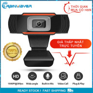 Webcam Rainwayer WebCam USB Full HD 1080P Có Micrô Webcam Xoay Cuộc Gọi Video Cắm Và Phát USB Cho Máy Vi Tính Máy Tính Để Bàn Game Thủ Webcast thumbnail