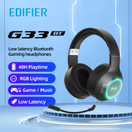 Edifier G33BT Wireless Gaming Over-Ear Headset Low Latency with 48H Playtime Retractable Microphone LED RGB Light Bluetooth 5.0 thumbnail