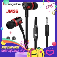 Tai nghe nhét tai earphone Langsdom JM26 Super Bass cho âm thanh trung thực tích hợp nút nghe gọi trên dây thumbnail