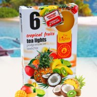 Hộp 6 nến thơm tinh dầu Tealight Admit Tropical Fruits QT026055 -trái cây nhiệt đới, nến trang trí, thơm phòng, thư giãn thumbnail