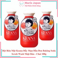 Bột Rửa Mặt Keana Đẩy Mụn Đầu Đen Baking Soda Scrub Wash Nhật Bản - Chai 100g thumbnail
