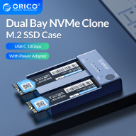 ORICO Ổ Cắm NVME Hai Bay ORICO Không Có Công Cụ USB C Sang NVME SSD Cho M Key PCIe 2242 2260 2280 M.2 SSD Hỗ Trợ Chức Năng Sao Chép Bản Sao Ngoại Tuyến Lên Đến 10gbps (Không Bao Gồm SSD) thumbnail