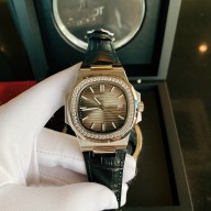 [ Video ]-[ Mua 1 Tặng 1 ] Đồng hồ nam cao cấp đồng hồ namPaek philippe05311 Nautilus-máy cơ-dây da-size 40mm-Full Box-luxury Diamond Watch-[ Thu cũ đổi mới ] thumbnail