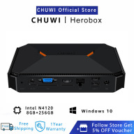 CHUWI Official HeroBox Mini PC Windows 10 System Intel Quad Core N4120 LPDDR4 8GB+256GB SSD Dual Brand Wifi 4K Hard Decode HD LAN VGA Port thumbnail