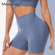 MeooLiisy Women s Sports Underwear Seamless High Waist Pants Hip Lifting Boyshort Fitness Running Yoga Breathable thumbnail