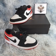 Giày thể thao Jordan đen đỏ cao cấp, Giày JD1 đỏ thấp cố nam nữ - Tặng Box thumbnail
