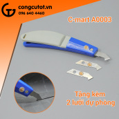 Dụng cụ cắt nhựa mica dạng lưỡi câu C-mart A0003, lưỡi dao rọc móc câu C-MART A0003B