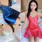 Áo Choàng Lụa Quyến Rũ TYEUU Đầm Ngủ Gợi Cảm Đầm Ngủ Búp Bê Ren Đồ Ngủ Không Tay thumbnail