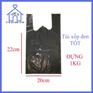 [0.5 kg] Túi xốp đen 2 quai BÓNG TỐT _ ĐỰNG 1KG (Số 20) - STORE TAI thumbnail