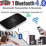 EsoGoal Thiết Bị Nhận Bluetooth 2 in 1 Bluetooth Transmitter and Receiver Bluetooth Adapter Wireless Transmitter Receiver Wireless A2DP Bluetooth Stereo Audio Adapter Portable Audio Player Aux 3.5mm thumbnail