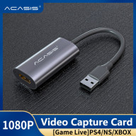 ACASIS Mini HDMI Video Capture Card USB 2.0 HDMI Video Record Box for PS4 Game DVD Camcorder HD Camera Recording Live Streaming thumbnail