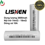 5 cell pin 18650 Lishen 2600mah 5C xả cao (12,5A) - Hàng chính hãng mới 100% thumbnail