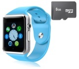 Đồng hồ thông minh Smart Watch A1 gắn sim độc lập và thẻ nhớ 8GB (Xanh dương) thumbnail