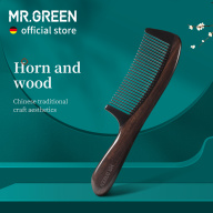 MR.GREEN Comb, Gỗ Tự Nhiên Với Sừng, Nối Cấu Trúc Răng Tốt Lược Dụng Cụ Mát Xa Làm Đẹp Tại Nhà Châm Cứu Đầu Chống Tĩnh Điện thumbnail