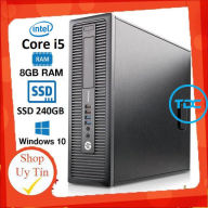Máy tính để bàn HP ProDesk 600 G1 SFF CPU intel core i5 4570 - Ram DR3 8GB - Ổ cứng SSD 240GB. Tặng Bàn Di Chuột và USB Thu Wifi. thumbnail