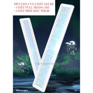 Đèn led 4 và 6 dãy ánh sáng trắng hoặc phối màu WRGB dành cho hồ thủy sinh hồ cá cảnh VUI LÒNG XEM KỸ MÔ TẢ thumbnail