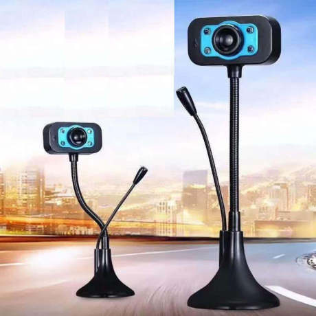 Camera máy tính, Webcam Livestream hỗ trợ học online cho bé - Chân cao, hỗ trợ đèn Led, micro hút tiếng không bị rè, chất lượng hình ảnh full HD 1080p. 2