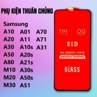 Kính cường lực 21D Full keo Samsung New A71, A51, A10, A20, A30, A01, A50, A11, A70, A80, A21s, M10, M20, M30, M40, A10s, A30s, A50s, M30s,A31 thumbnail