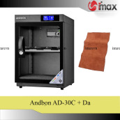 Tủ chống ẩm Andbon AD-30C ( 30 Lít) - Công nghệ Japan + Tặng da lau len (Da thật)