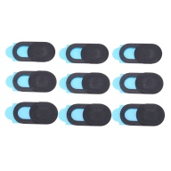 9Pcs Plastic Camera Shield Stickers Notebook PC Tablet PC Mobile Anti-Hacker Peeping Protection Privacy Cover Black thumbnail
