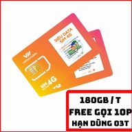 Siêu Thánh Sim 4G Vietnamobile 2020 - TRỌN ĐỜI 0Đ - Miễn Phí Gọi Tháng Đầu Tiên - SIM TRỌN ĐỜI 0Đ - 180GB CHỈ 30K thumbnail