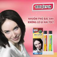Nhuộm phủ bạc dược thảo Ami Seven Speedy Permanent Hair Color (60g 60g) nhanh 7 phút - loại tiết kiệm - Hàn Quốc- màu S4 - Nâu hạt dẻ thumbnail