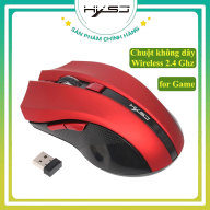 [Tặng Lót chuột] Chuột Game không dây HXSJ X50, Chuột không dây USB Wireless 2.4GHz cao cấp công nghệ quang học kết nối lên đến 10m- Hàng chính hãng bảo hành 12 tháng thumbnail