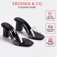 De p nư , de p cao gót Erosska quai trong kiểu dáng đơn giản thời trang thanh lịch cao 9cm - EM040(BA) thumbnail
