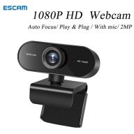 ESCAM A01 Máy Tính HD 1080P Camera Máy Tính Xách Tay Webcam Có Mic Webcam Trò Chơi Video Cho PC Gọi Điện Video Ghi Âm Hội Nghị thumbnail
