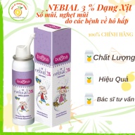 Xịt mũi Nebial 3% Spray - Lọ 100ml, Hiệu quả nhanh cho sổ mũi, nghẹt mũi. Made in Italy thumbnail