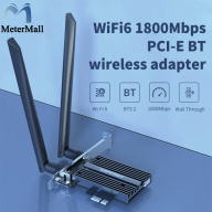 Card Mạng Không Dây Wifi6 Bộ Chuyển Đổi Wifi Bluetooth Tốc Độ Cao 1800 Mbps Bluetooth5.2 Nâng Cấp 3000M thumbnail