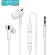 KUULAA In Ear Earphones With Built-in Microphone With mic 3.5mm In-Ear Wired Headset For Smartphones Recommend Online Class asd thumbnail