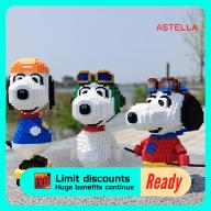 Khối gạch lắp ráp mô hình Snoopy cổ điển dùng để trang trí bàn ASTELLA - INTL thumbnail
