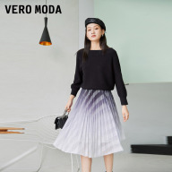 Vero Moda Váy Dệt Kim Xếp Li Hai Mảnh Buộc Lại Cho Nữ 320446045 thumbnail