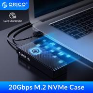 ORICO Ốp SSD M.2 NVME LSDT 20Gbps Tích Hợp Quạt Làm Mát Type-C M2 NVME SSD Bao Vây Cho M.2 NVME 2230 2242 2260 2280 SSD(M2PVC3-G20) thumbnail