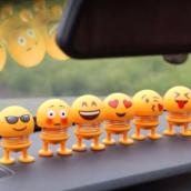 [Combo 6 Thanh Niên] Lật Đật Icon Emoji Lò Xo Nhún Đồ Chơi Xả Stress - Lật Đật Icon Lò Xo Để Xe Ô Tô Vui Nhộn - Cục Xì Ngầu Là Ông Bê Lắc - Ông Bê Lắc - Thú Nhún Emoji