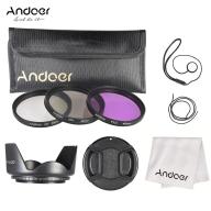 Andoer 49mm Filter Kit (UV+CPL+FLD) + Nylon Carry Pouch + Lens Cap + Lens Cap Holder + Lens Hood + Lens Cleaning Cloth thumbnail