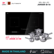 [Trả góp 0%]Bếp đôi điện từ hồng ngoại Junger ID-16 - mặt kính Schott Ceran - Công suất 4800W MADE IN THAILAND Lắp đặt miễn phí toàn quốc thumbnail