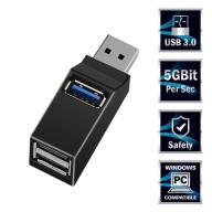Hub USB 3.0 Mini 3 Cổng Thông Dụng USB 2.0 Hub, Bộ Chuyển Đổi Hộp Chia Dữ Liệu Tốc Độ Cao Dành Cho Máy Tính Xách Tay MacBook Pro Hub USB Đa Cổng thumbnail