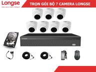 Combo bộ kit Longse 7 mắt dome nhựa 1080P-LITE thumbnail